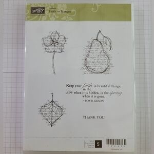 Stampin' Up! - Faith in Nature - LIKE NEW